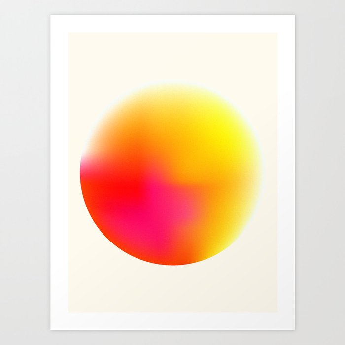 Bold Minimalism - Abstract Sphere Art Print