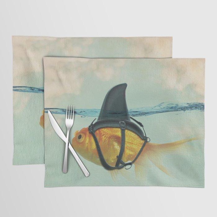 Brilliant DISGUISE - Goldfish with a Shark Fin Placemat