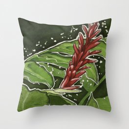 Ginger Lily Throw Pillow