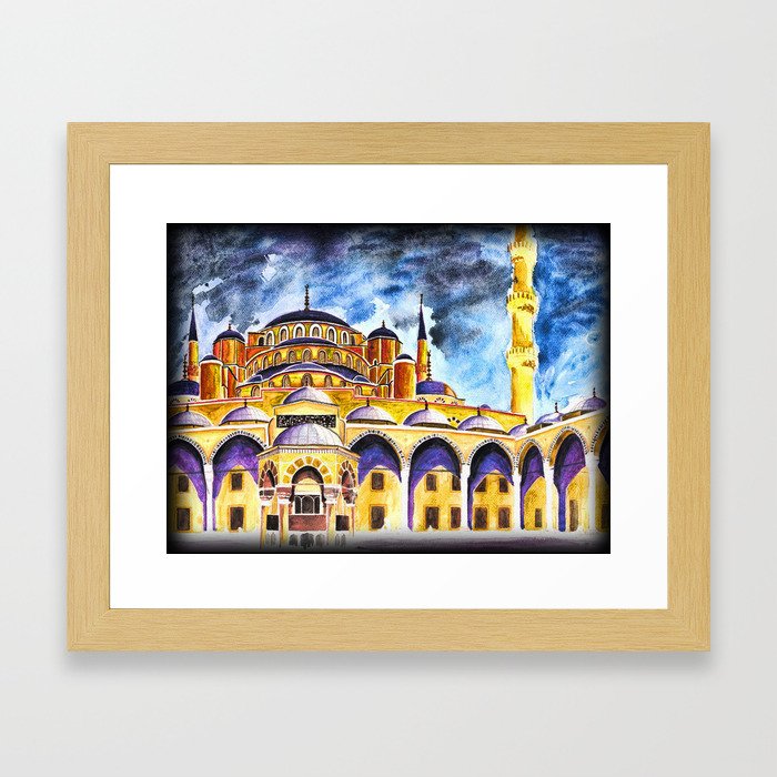 Sultanahmet Mosque Framed Art Print