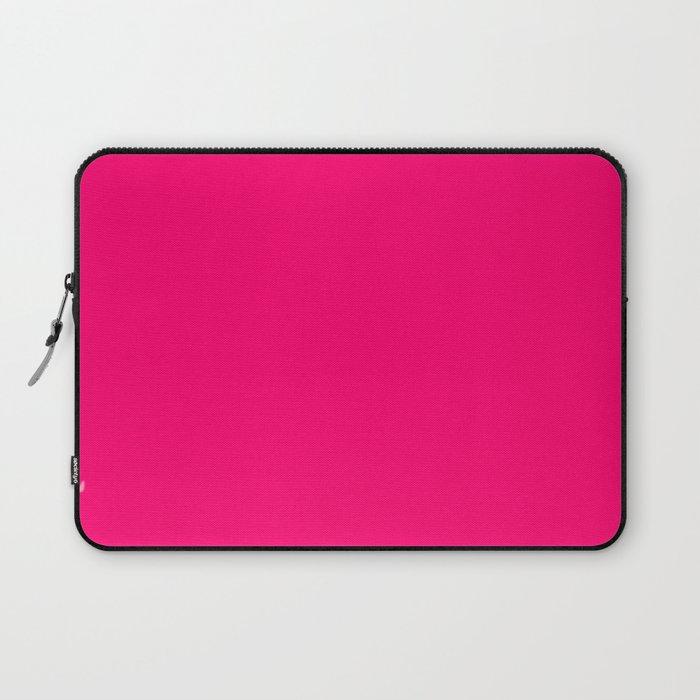 Vivid Raspberry Solid Color Laptop Sleeve