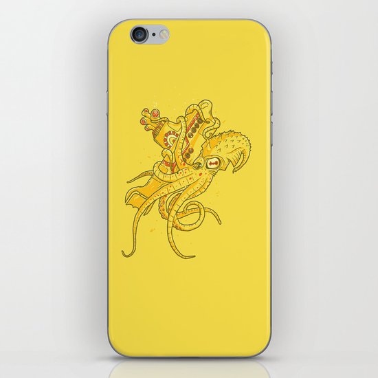 the Yellow Kracken iPhone & iPod Skin