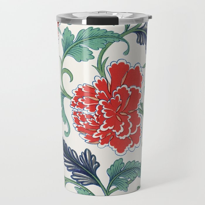 Chinese Floral Pattern 6 Travel Mug