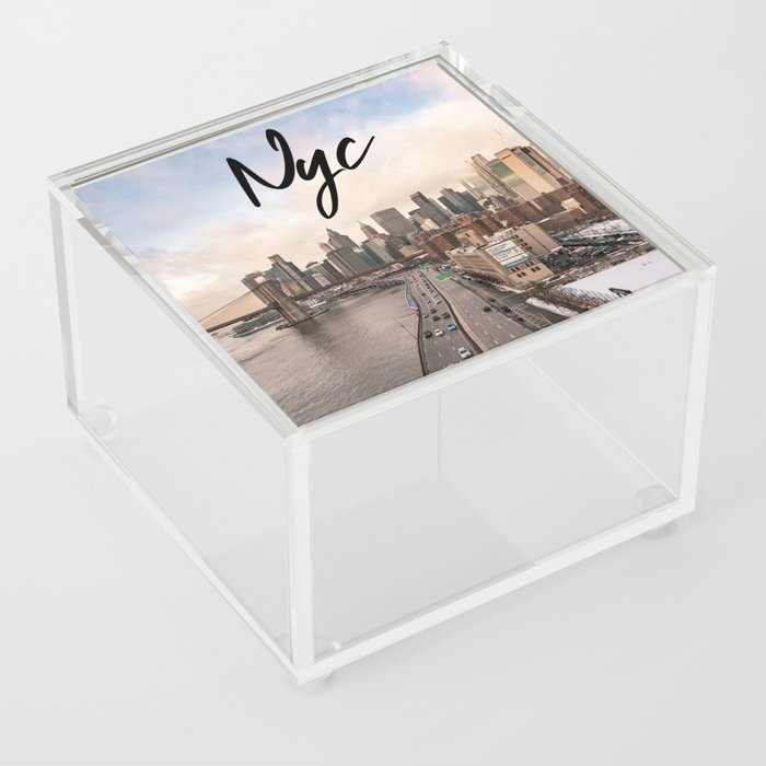 NYC Skyline Photography Acrylic Box
