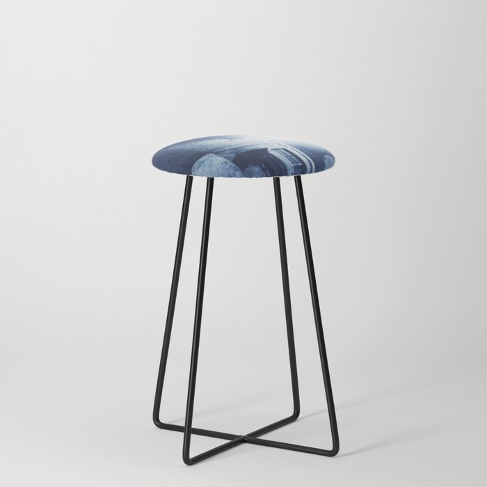 A dark spooky Gothic street Counter Stool
