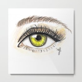 Mirada  Metal Print | Green, Eyes, Realisticeye, Ojo, Realistic, Ojos, Drawing, Greeneye, Realisticdrawings, Eye 