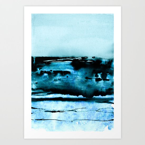 marine luminescence Art Print