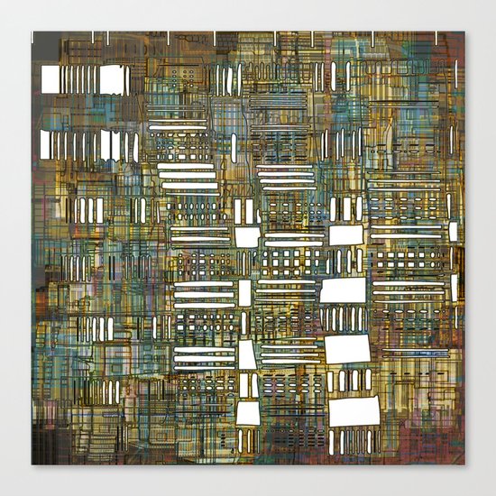 LAY OUT 01 Canvas Print