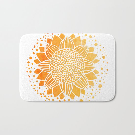 Sun Mandala Bath Mat