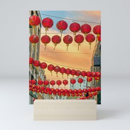 Chinese lanterns Mini Art Print