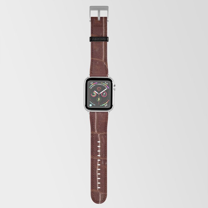 Textured Crocodile Leather Apple Watch Band