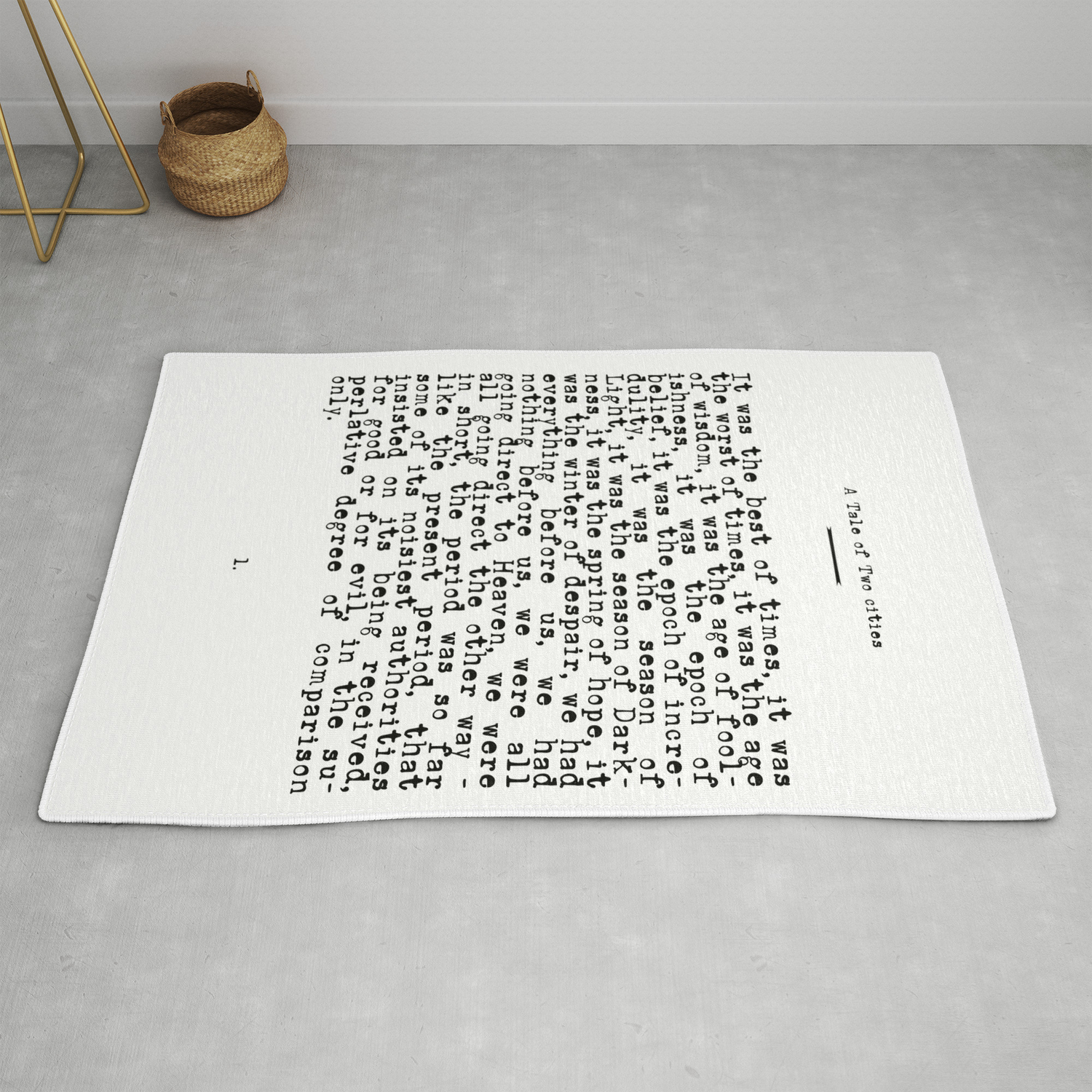 It Was The Best Of Times It Was The Worst Of Times Rug By