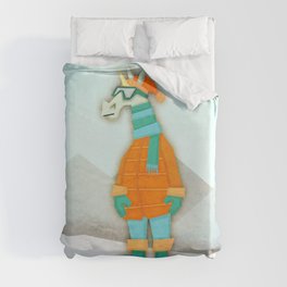 Stay Warm Unicorn Duvet Cover