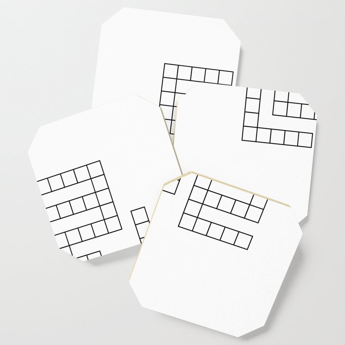 Today´s Forecast 100 Chance Of Crossword Puzzles Motive Coaster by Tom