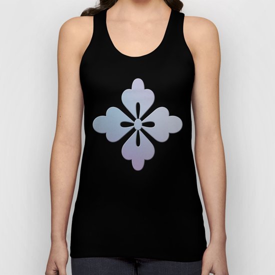 Soft Ornate Grid Pattern Unisex Tank Top