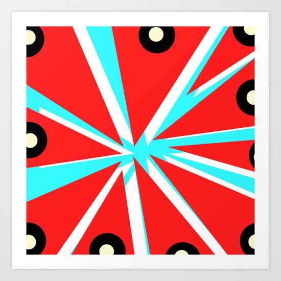 Broken Glass Records Art Print
