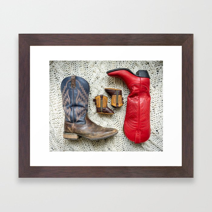 Bright red discount cowboy boots