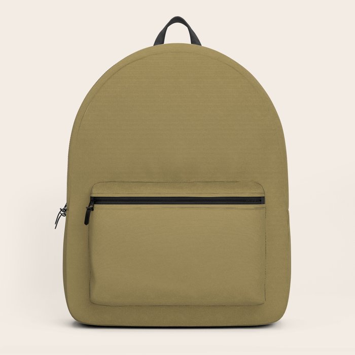 camel color backpack