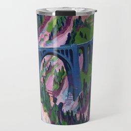 Ernst Ludwig Kirchner - Brücke bei Wiesen Travel Mug