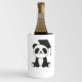 Kids Kindergarten Nailed It Panda Graduation Wine Chiller