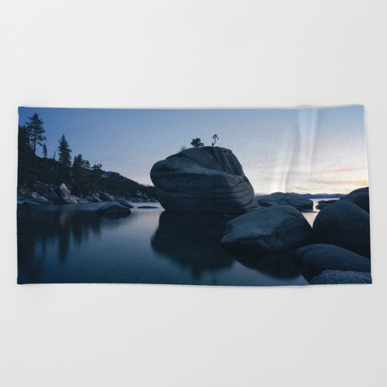 Rocks Landscape Boulder Beach Towel