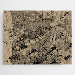 Perth, Australia - Vintage Map - Authentic City Map. Retro Jigsaw Puzzle
