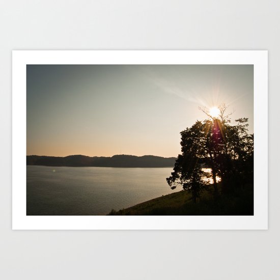 Lake Cumberland Sunset Art Print