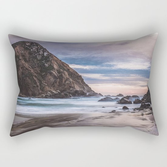 The Ocean Stirs The Heart Rectangular Pillow