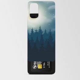 Magical Midnight Moon Misty Forest Android Card Case