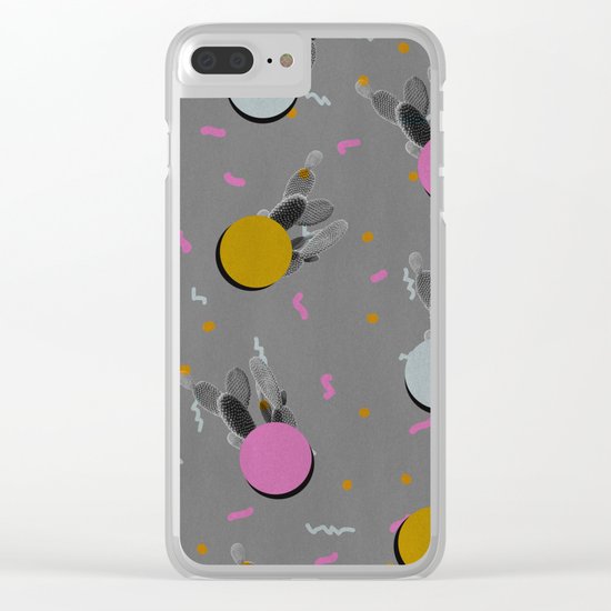 Cacti 1 Clear iPhone Case