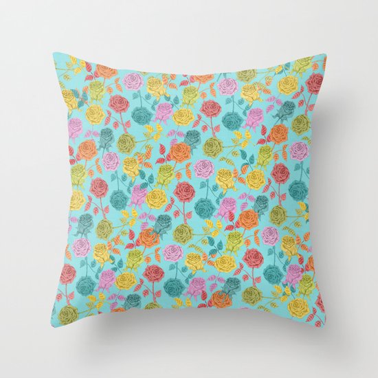 ROSES Throw Pillow