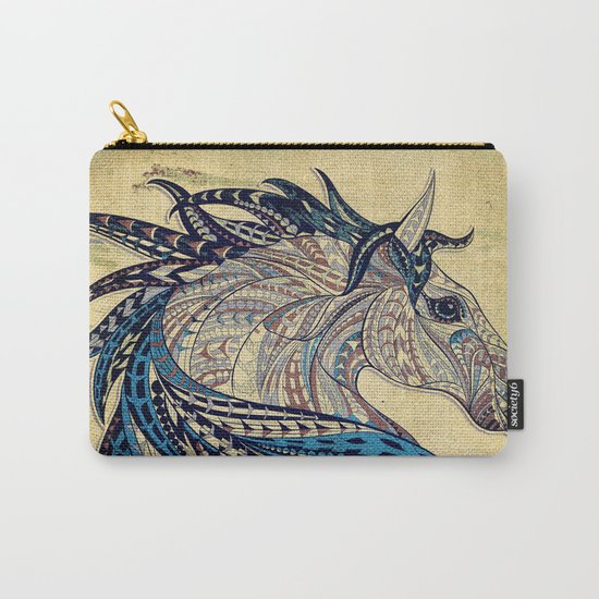 Grunge Ethnic Horse Carry-All Pouch