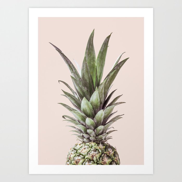 Pineapple Photography Tropical Art Art Print
