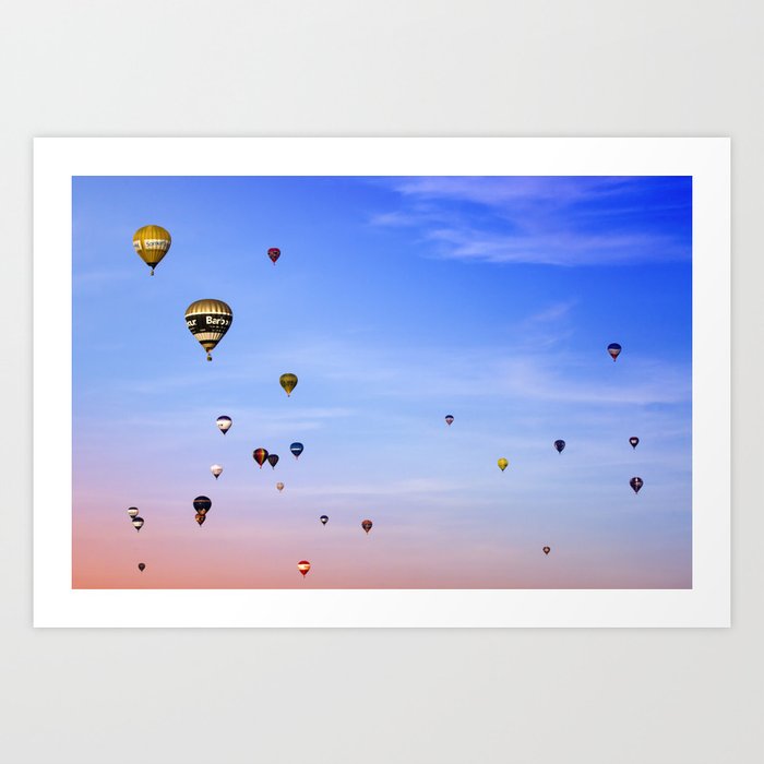 Balloon fiesta Art Print