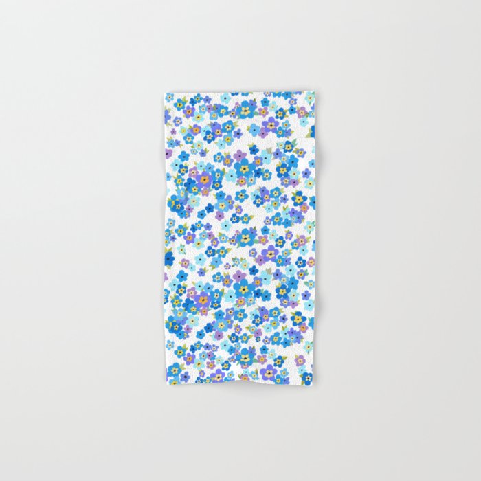 Field of forget-me-nots Hand & Bath Towel