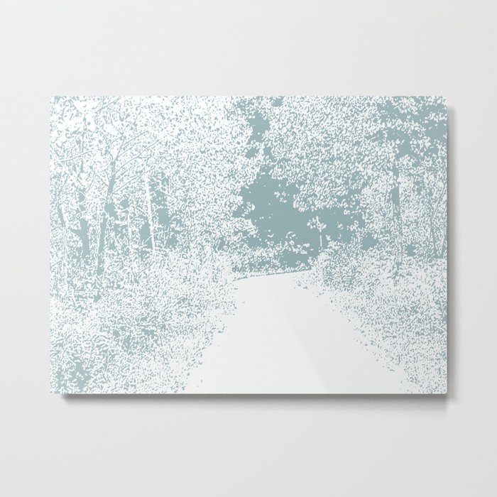 Walk in the Forest Metal Print