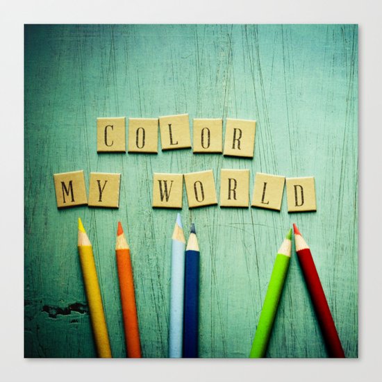 Color My World Canvas Print