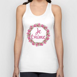 Je T'aime - I Love You - French Unisex Tank Top