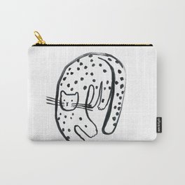 Minimalistic Snowleopard  Carry-All Pouch