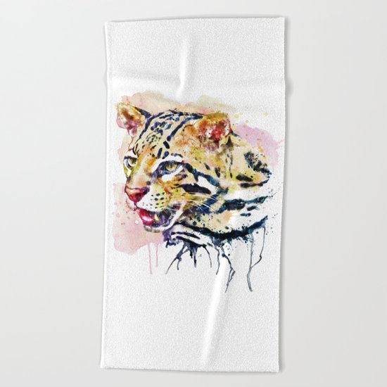 Ocelot Head Beach Towel