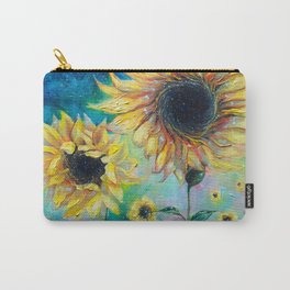 Supermassive Sunflowers Carry-All Pouch
