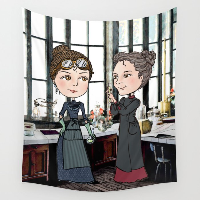Woman in Science: The Curies Wall Tapestry
