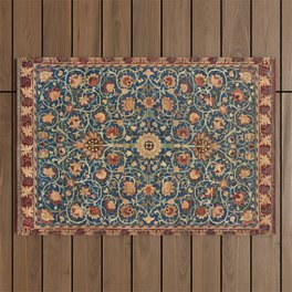 William Morris Floral Carpet Print Outdoor Rug