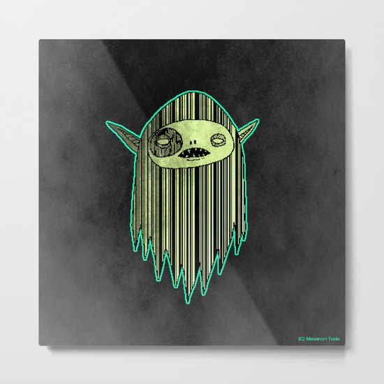 Phosphorescent Ghost ( HQ pixel ) Metal Print