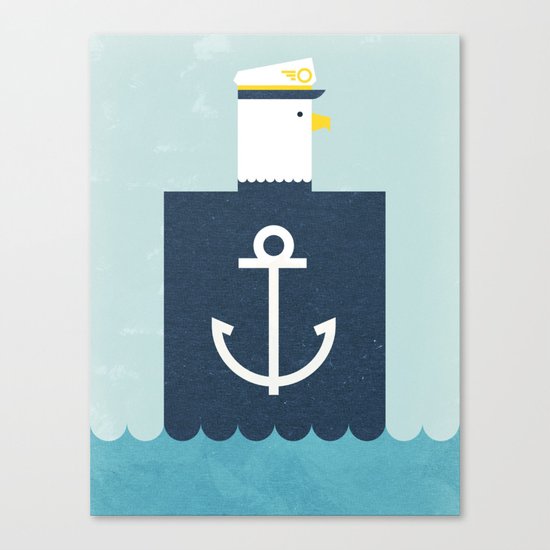 Eagle Captain Canvas Print