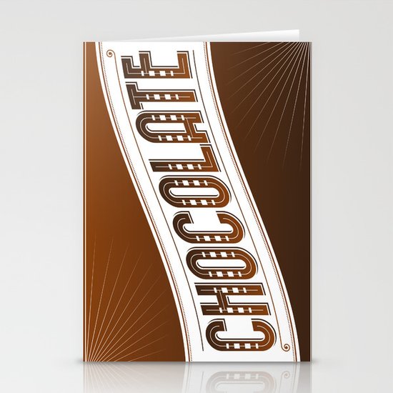 Chocolate Stationery Cards
