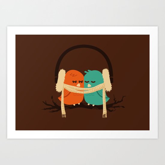 Baby It's Cold Outside Art Print