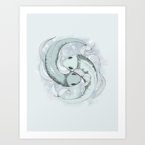 Pisces Art Print