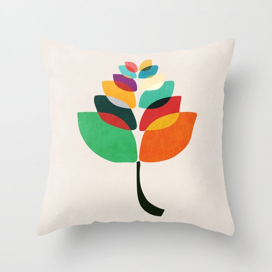 Lotus flower Throw Pillow
