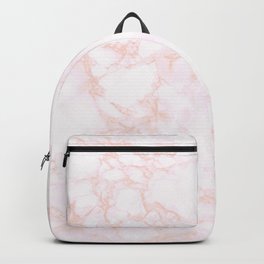 blush marble Backpack